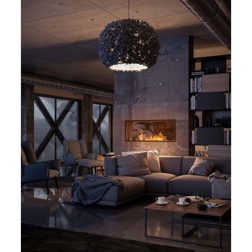 InFire - Ugrađeni BIO kamin 48,5x123,5 cm 6kW crna