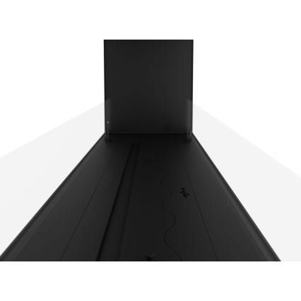 InFire - Ugrađeni BIO kamin 48,5x123,5 cm 6kW crna