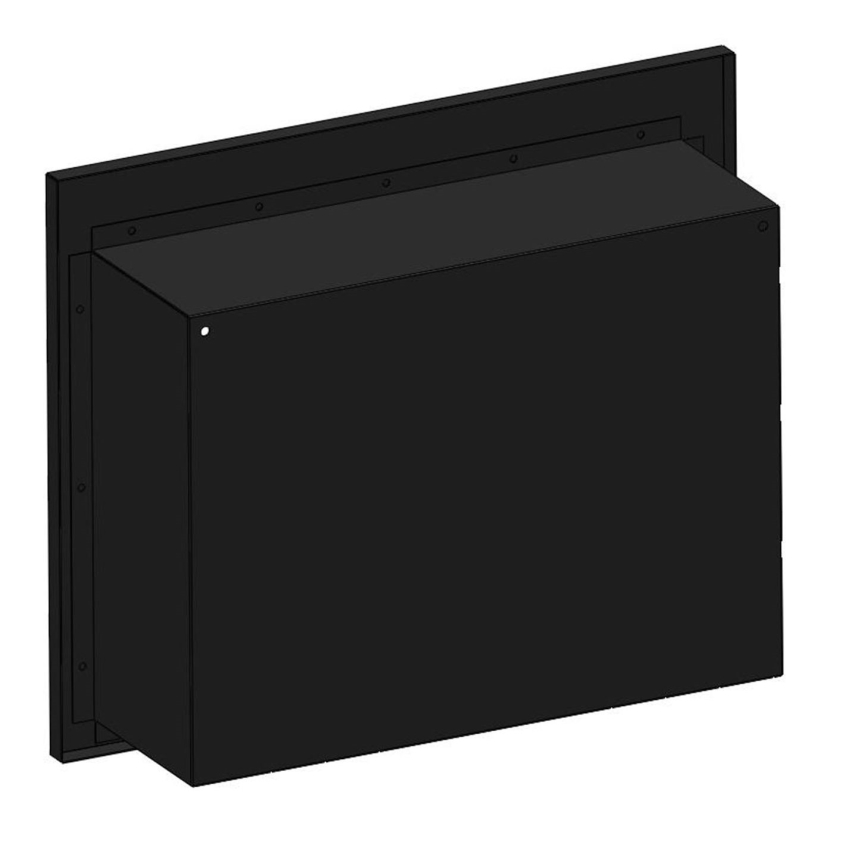 InFire - Ugrađeni BIO kamin 49x60 cm 3kW crna