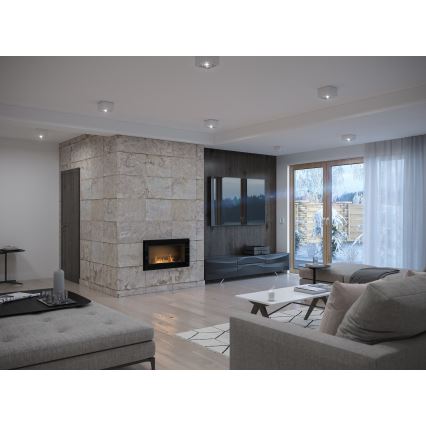 InFire - Ugrađeni BIO kamin 49x90 cm 3kW crna