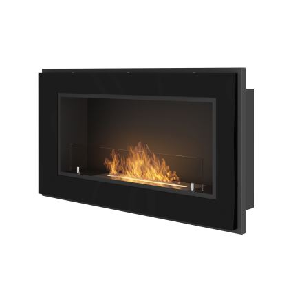 InFire - Ugrađeni BIO kamin 49x90 cm 3kW crna