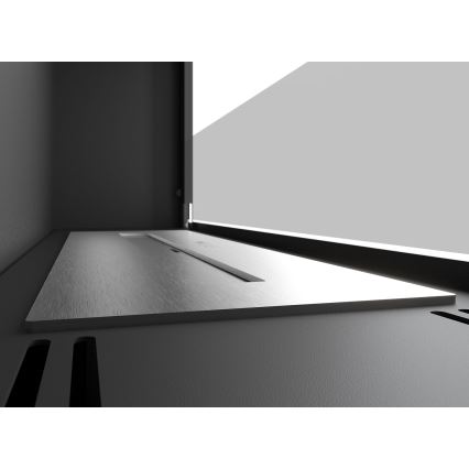 InFire - Ugrađeni BIO kamin 49x90 cm 3kW crna