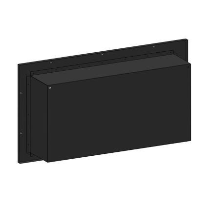 InFire - Ugrađeni BIO kamin 49x90 cm 3kW crna