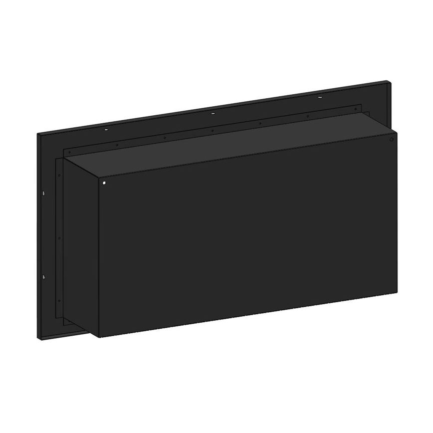 InFire - Ugrađeni BIO kamin 49x90 cm 3kW crna