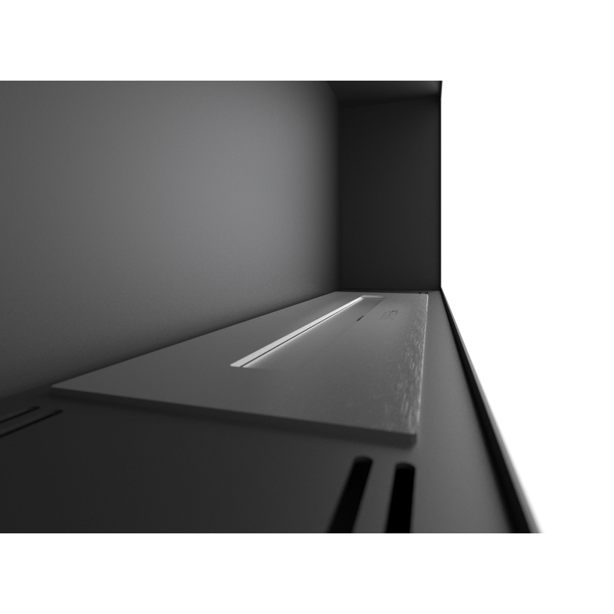 InFire - Zidni BIO kamin 44x91 cm 3kW crna