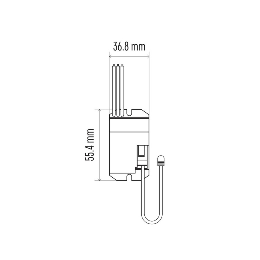 Infracrveni senzor pokreta PIR B 800W/230V