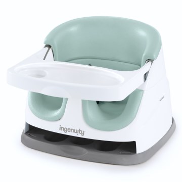 Ingenuity - 2u1 jastuk za trpezarijsku stolicu BABY BASE, mint