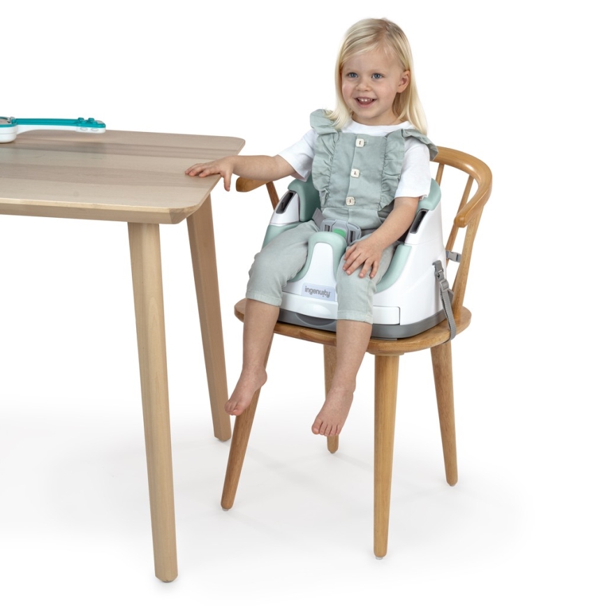 Ingenuity - 2u1 jastuk za trpezarijsku stolicu BABY BASE, mint