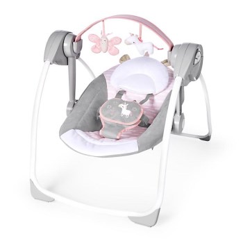 Ingenuity - Dečija ljuljaška sa melodijom FLORA THE UNICORN 4xLR14