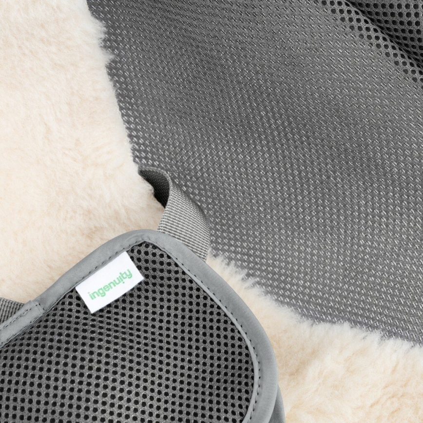 Ingenuity - Dečija vibrirajuća ležaljka sa melodijom EVERY SEASON WESLEY 3xC siva