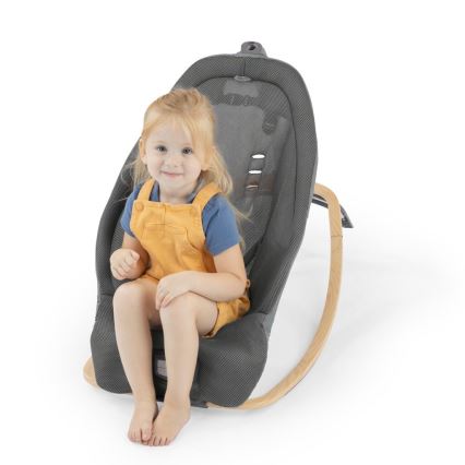 Ingenuity - Dečija vibrirajuća ležaljka sa melodijom EVERY SEASON WESLEY 3xC siva