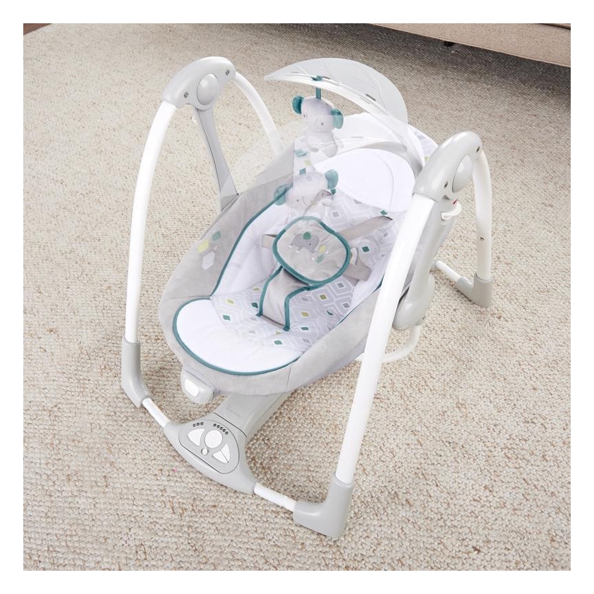 Ingenuity - Dečija vibrirajuća ljuljaška sa melodijom 2u1 NASH 4xLR20