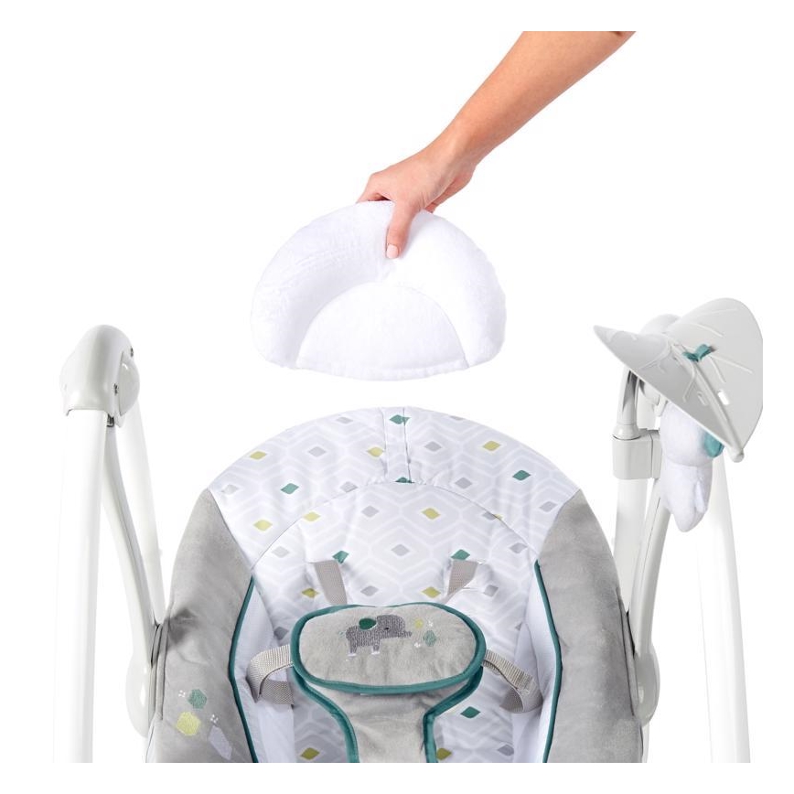 Ingenuity - Dečija vibrirajuća ljuljaška sa melodijom 2u1 NASH 4xLR20