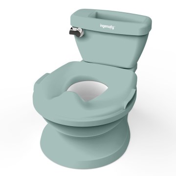 Ingenuity - Dečiji toalet sa zvukom MY SIZE, zeleni, 2xAAA