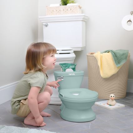 Ingenuity - Dečiji toalet sa zvukom MY SIZE, zeleni, 2xAAA