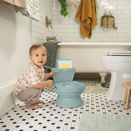 Ingenuity - Dečiji toalet sa zvukom MY SIZE, zeleni, 2xAAA