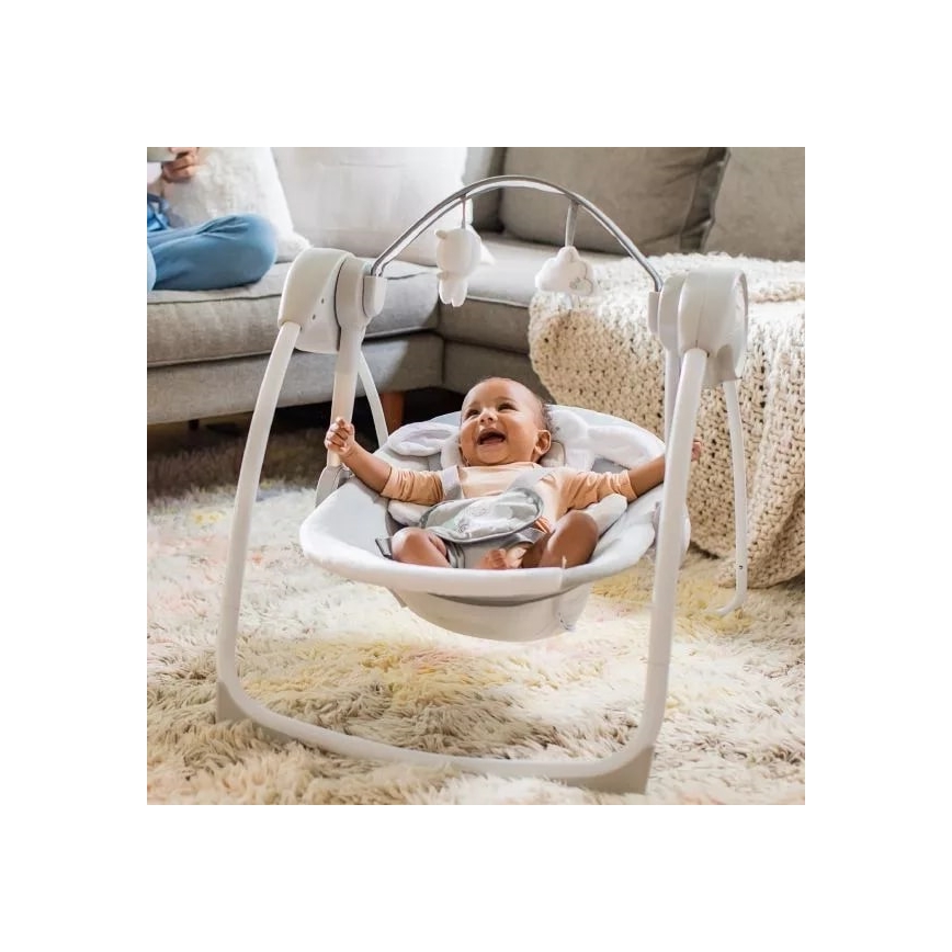 Ingenuity - Dečja ljuljaška sa melodijom CUDDLE LAMB 4xLR14