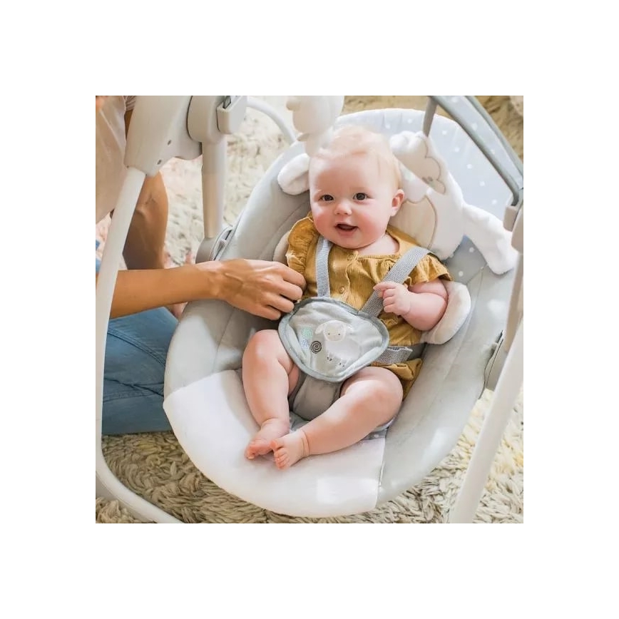 Ingenuity - Dečja ljuljaška sa melodijom CUDDLE LAMB 4xLR14