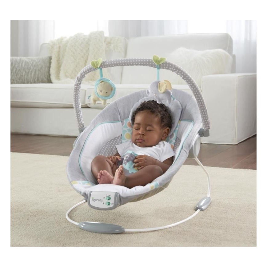 Ingenuity - Dečja vibrirajuća ležaljka sa melodijom MORRISON 3xC