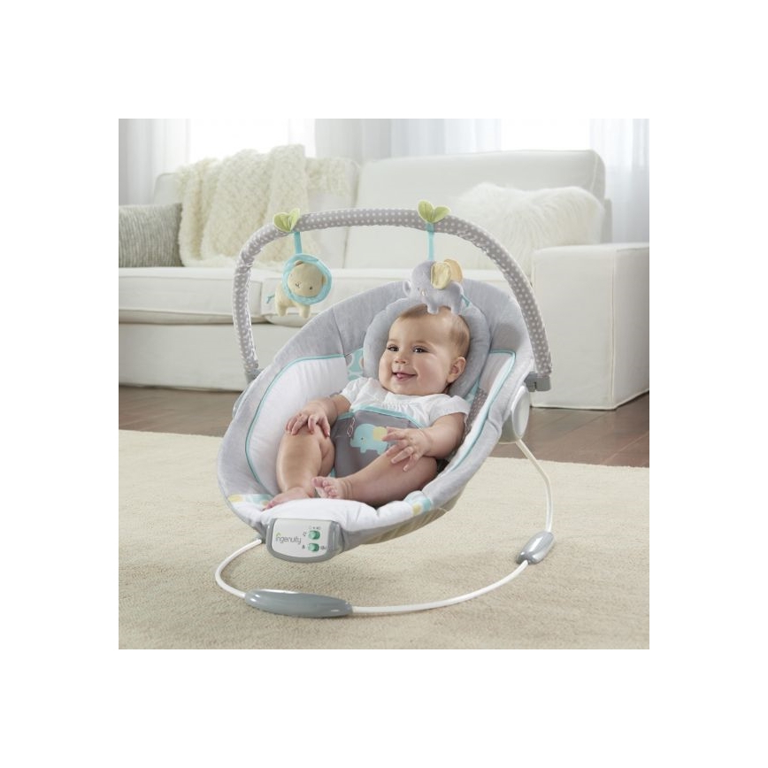 Ingenuity - Dečja vibrirajuća ležaljka sa melodijom MORRISON 3xC