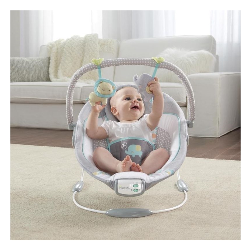 Ingenuity - Dečja vibrirajuća ležaljka sa melodijom MORRISON 3xC