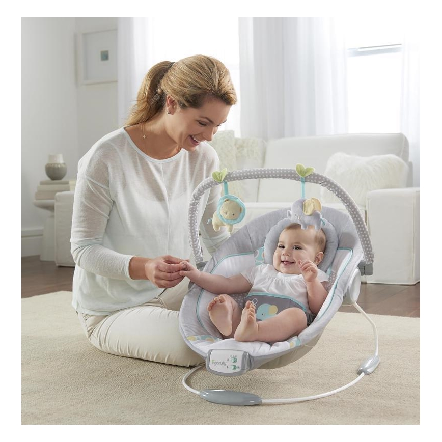 Ingenuity - Dečja vibrirajuća ležaljka sa melodijom MORRISON 3xC