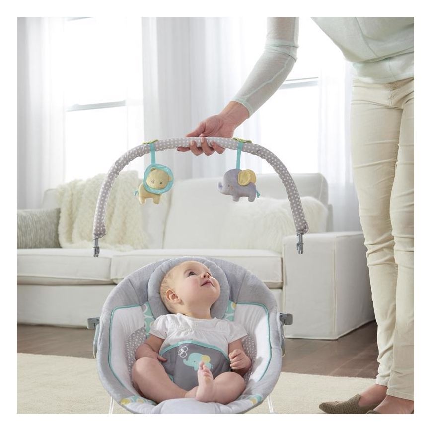 Ingenuity - Dečja vibrirajuća ležaljka sa melodijom MORRISON 3xC