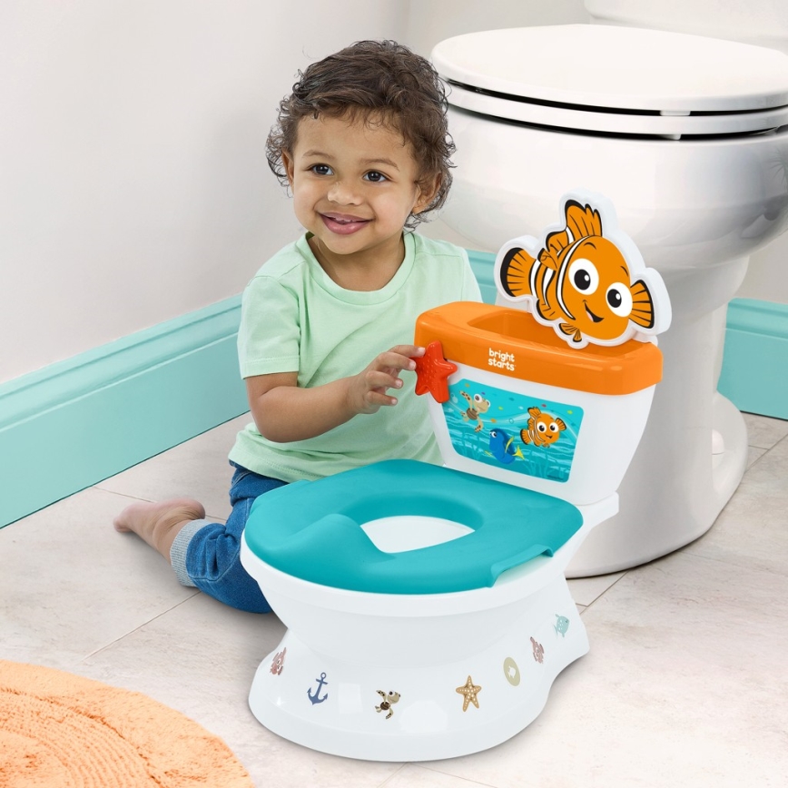 Ingenuity - Dečji toalet sa zvukom MY SIZE Finding Nemo 2xAAA