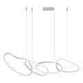 ITALUX - LED luster na lanku FONTE LED/60W/230V 3000/4000/6000K bela