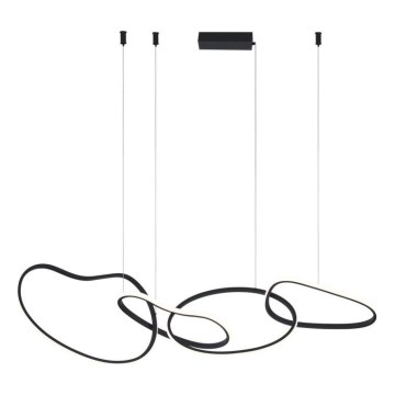 ITALUX - LED luster na sajli FONTE LED/60W/230V 3000/4000/6000K crna