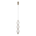 ITALUX - LED luster na sajli SEVILLA LED/15W/230V 3000K zlatna