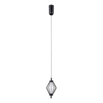 ITALUX - LED luster na sajli SEVILLA LED/5W/230V 3000K crna