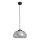 ITALUX - Luster na sajli AINALE 1xG9/7W/230V crna/dimljena crna