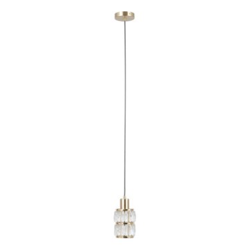 ITALUX - Luster na sajli ALMA 1xE27/40W/230V zlatna