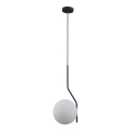 ITALUX - luster na sajli CARIMI 1xE27/5W/230V crna