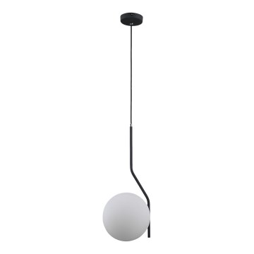 ITALUX - luster na sajli CARIMI 1xE27/5W/230V crna