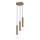 ITALUX - Luster na sajli FILANO 3xG9/5W/230V braon