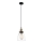 ITALUX - Luster na sajli FRANCIS 1xE27/40W/230V crna/zlatna