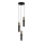 ITALUX - Luster na sajli ISIDORA 3xGU10/25W/230V crna/bronza