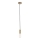 ITALUX - Luster na sajli MODERNA 1xE27/60W/230V bronza