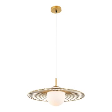 ITALUX - Luster na sajli SALLY 1xE27/40W/230V zlatni