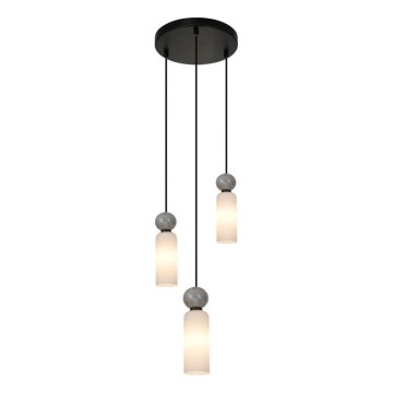 ITALUX - Luster na sajli SANTOS 3xG9/40W/230V crna