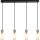 ITALUX - Luster na sajli SANTOS 4xG9/40W/230V crna