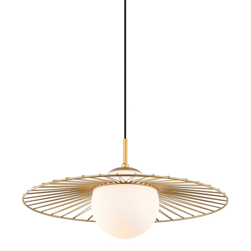 ITALUX - Luster na sajli SALLY 1xE27/40W/230V zlatni