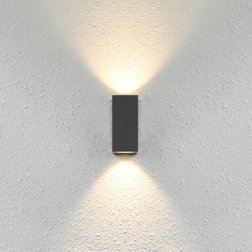 ITALUX - Spoljna zidna lampa GENTA 2xGU10/40W/230V IP54 15 cm