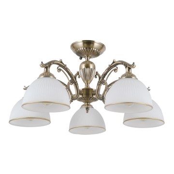 ITALUX - Plafonski luster FENEZA 5xE27/40W/230V