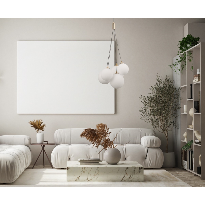 ITALUX - Viseći luster PERLOS na sajli 5xG9/5W/230V