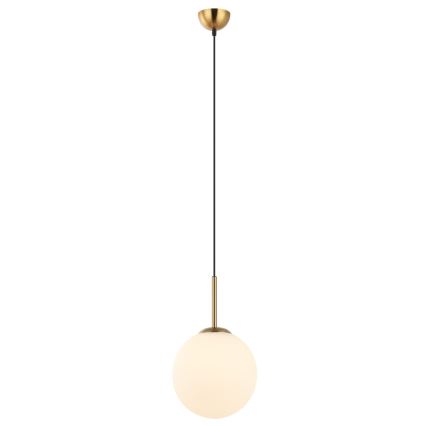 ITALUX - Luster na sajli DEORE 1xE27/40W/230V prečnik 25 cm bronza
