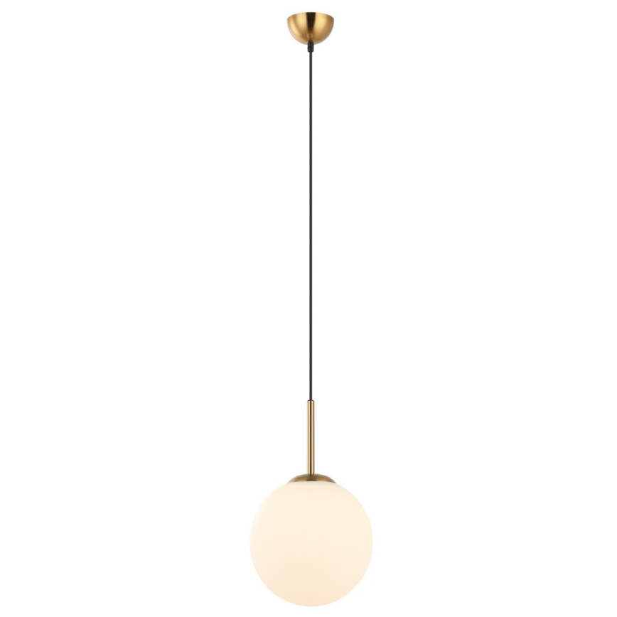 ITALUX - Luster na sajli DEORE 1xE27/40W/230V prečnik 25 cm bronza