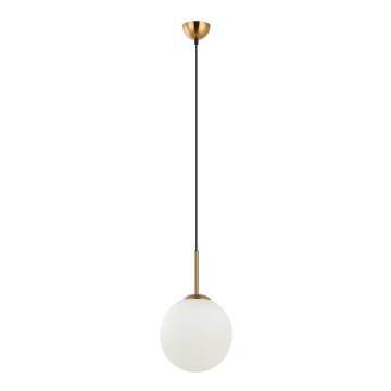 ITALUX - Viseći luster DEORE na sajli 1xE27/40W/230V, prečnik 25 cm, bronza